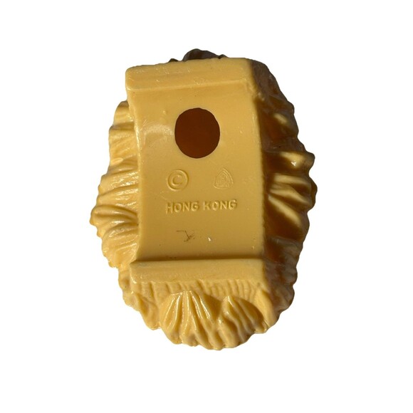 Vtg Nativity Baby Jesus Christmas Plastic Hong Kong 60's Christmas Holiday 2.5" - Picture 6 of 6